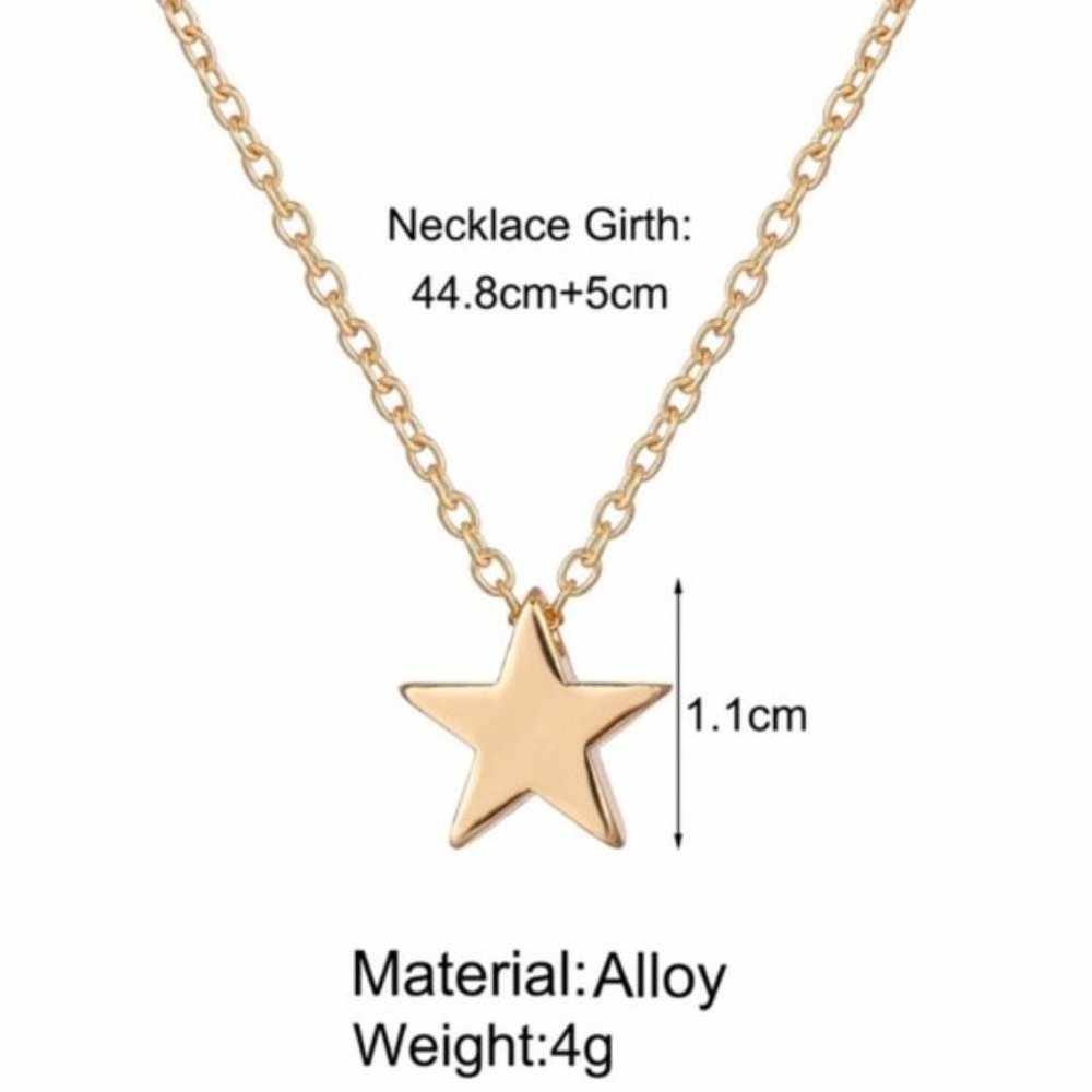 Silver Star Necklace - Picture 4 of 8
